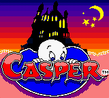 Casper title screen for GameBoy Color